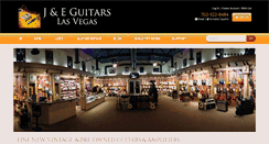 Desktop Screenshot of jeguitars.com