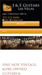 Mobile Screenshot of jeguitars.com